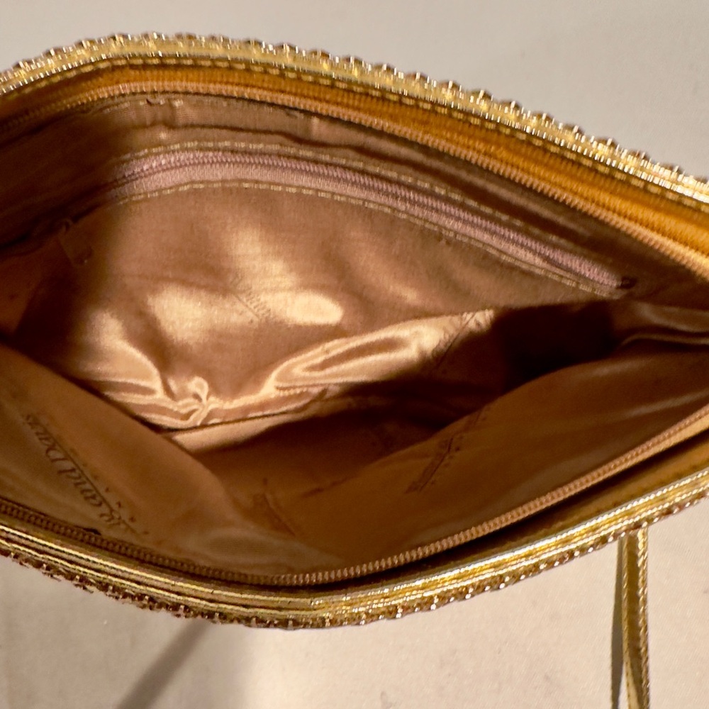 Vintage Whiting & Davis Gold Chainmaille Clutch Purse - Picture 3 of 4